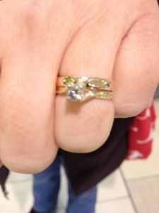 Fixad och polerad vigselring!