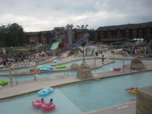 Vattenparken 'the Lost World' där vi spenderade sgs hela måndagseftermiddagen.