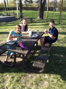 Middag ute i det gröna... 