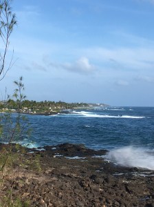 En del av den södra kusten på Kauai.