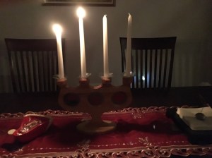 ...och det andra adventsljuset är tänt.