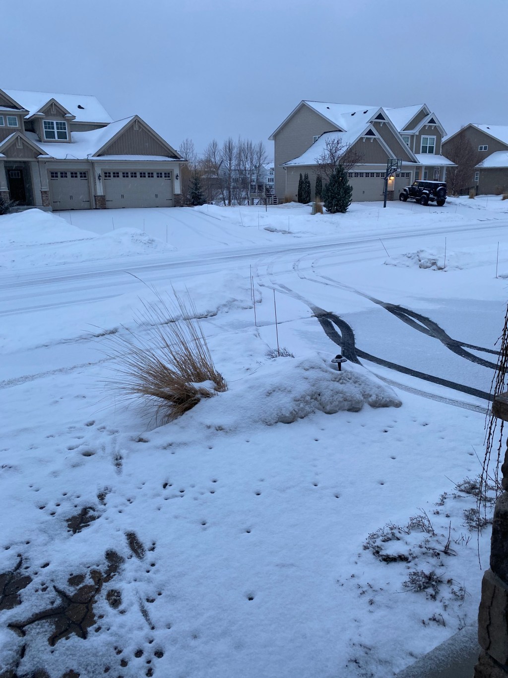 Morgonsnö fick ge vika för&nbsp;eftermiddagstö